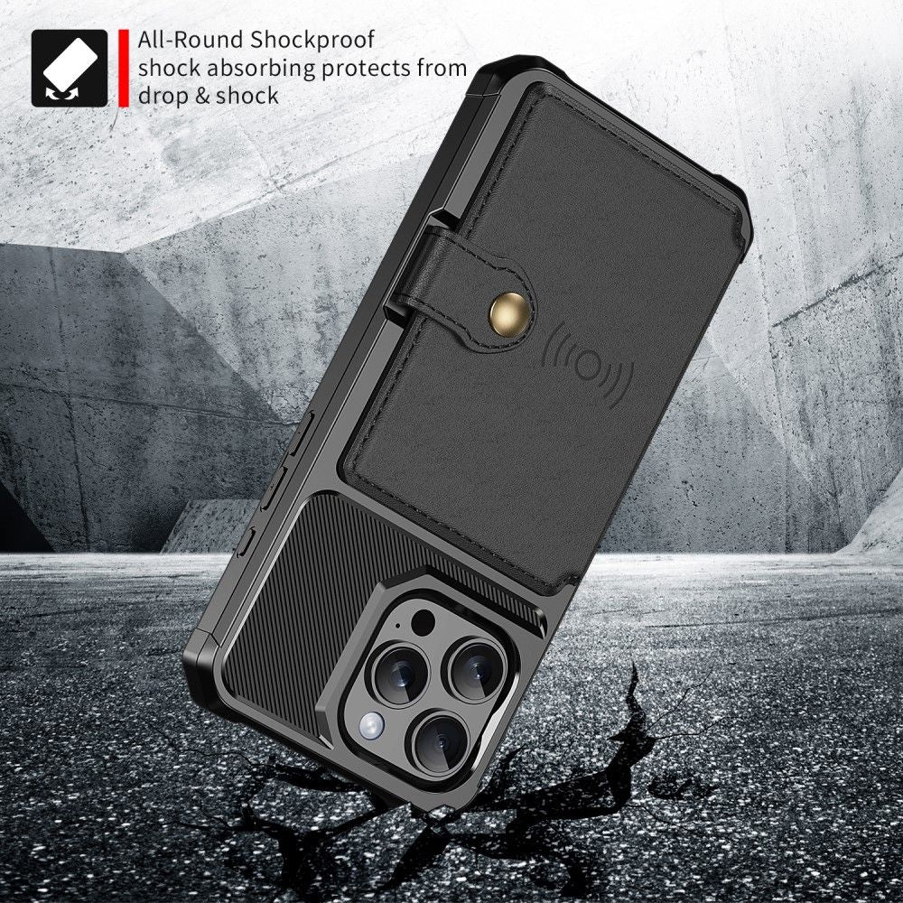 iPhone 16 Pro Case with Card Slot Black 82