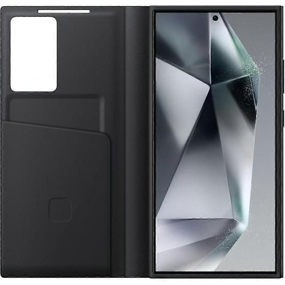 Official Galaxy S24 Ultra Smart View Wallet Case Black