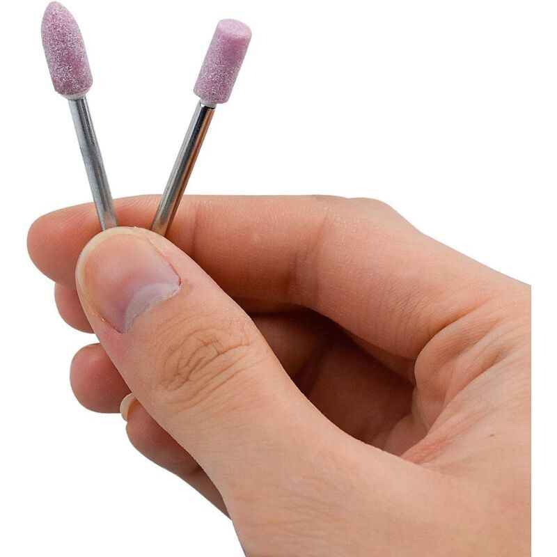 Dremel Rotary Tool Grinding Wheel, 3mm Shank Abrasive Polishing Mounted Stone, 100pcs Compatible with Dremel