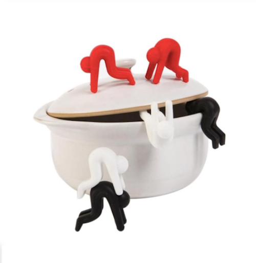 2pcs Boil-Over Protection Guys - Avoid Boiling Black