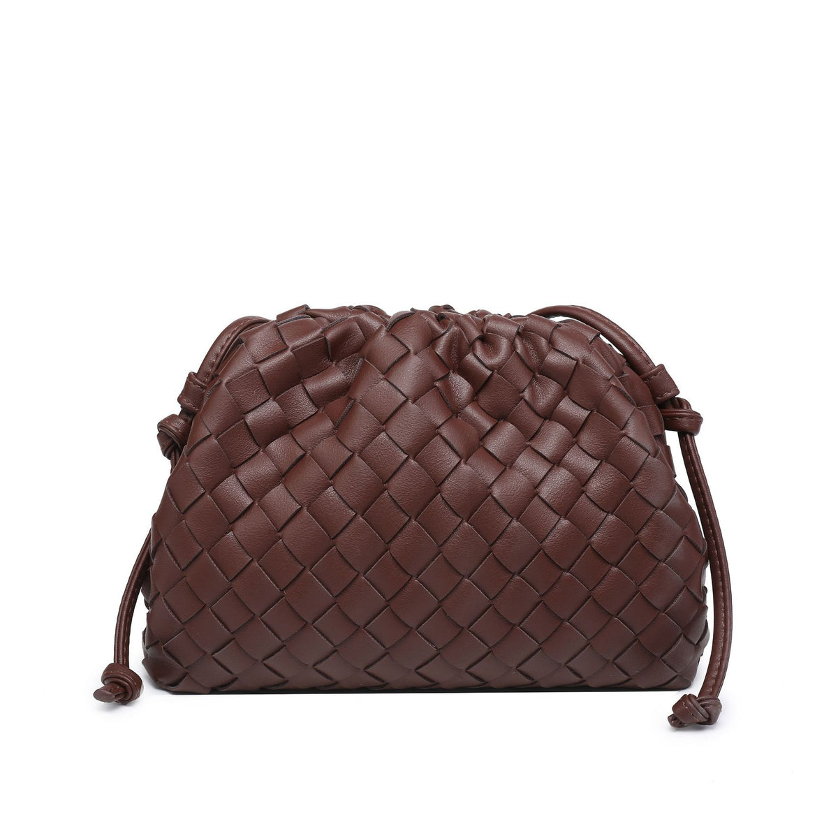 Cloud Backpack 2024 New Style Bag Ladies Cow Leather Crinkle Dumpling Bag Ladies Handbag Shoulder Bag MJ51 White 22*9*14cm