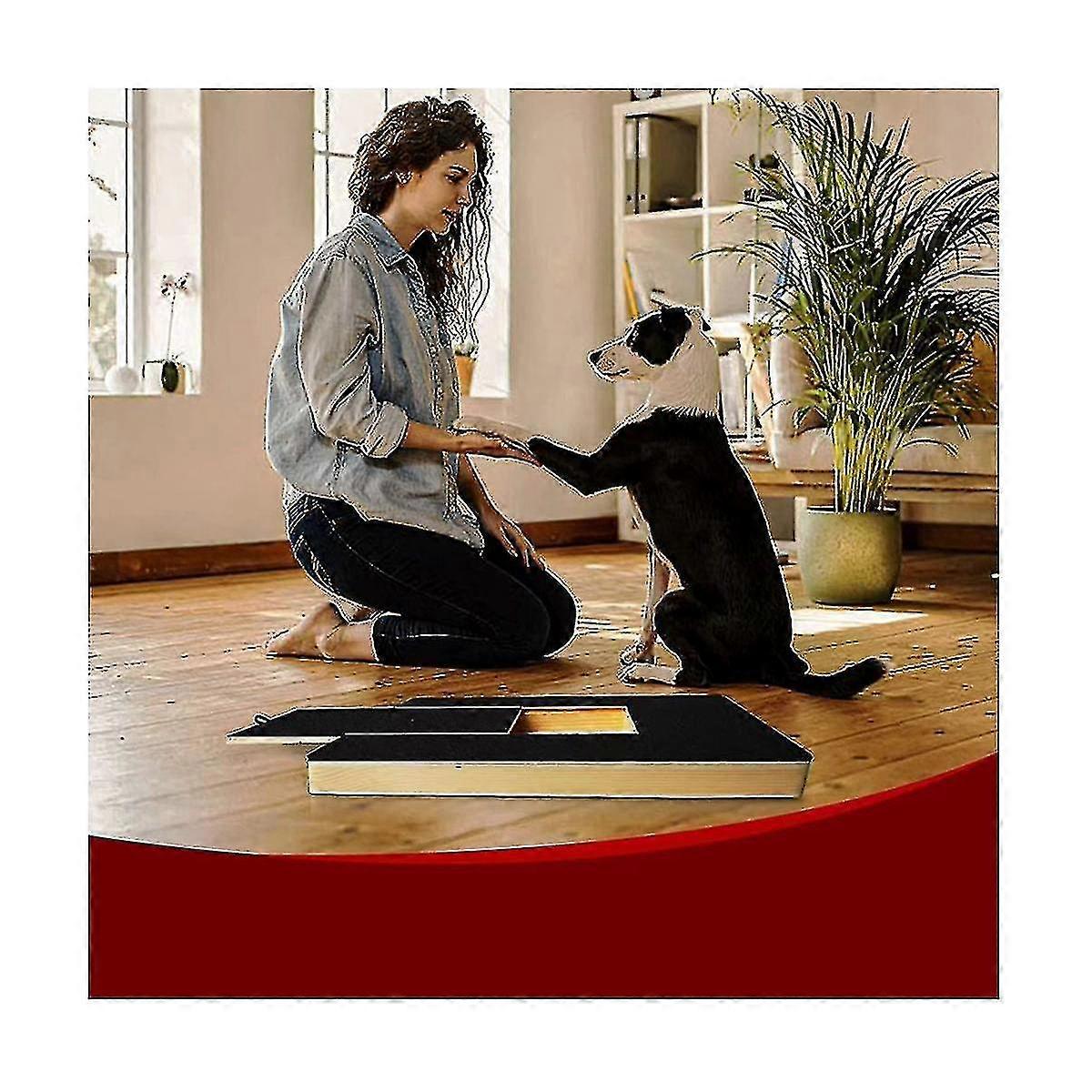 Dog Claw Training Board - File Trimmer Board, Trimming Board, Scratching Box, Sandpaper, Filing, Scraping