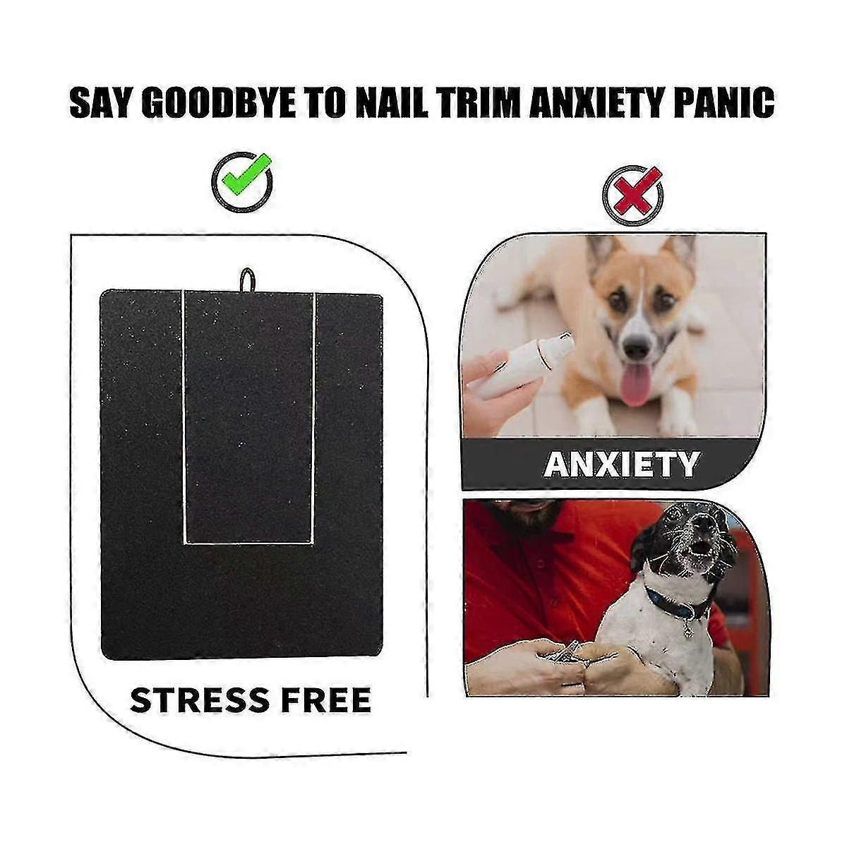 Dog Claw Training Board - File Trimmer Board, Trimming Board, Scratching Box, Sandpaper, Filing, Scraping