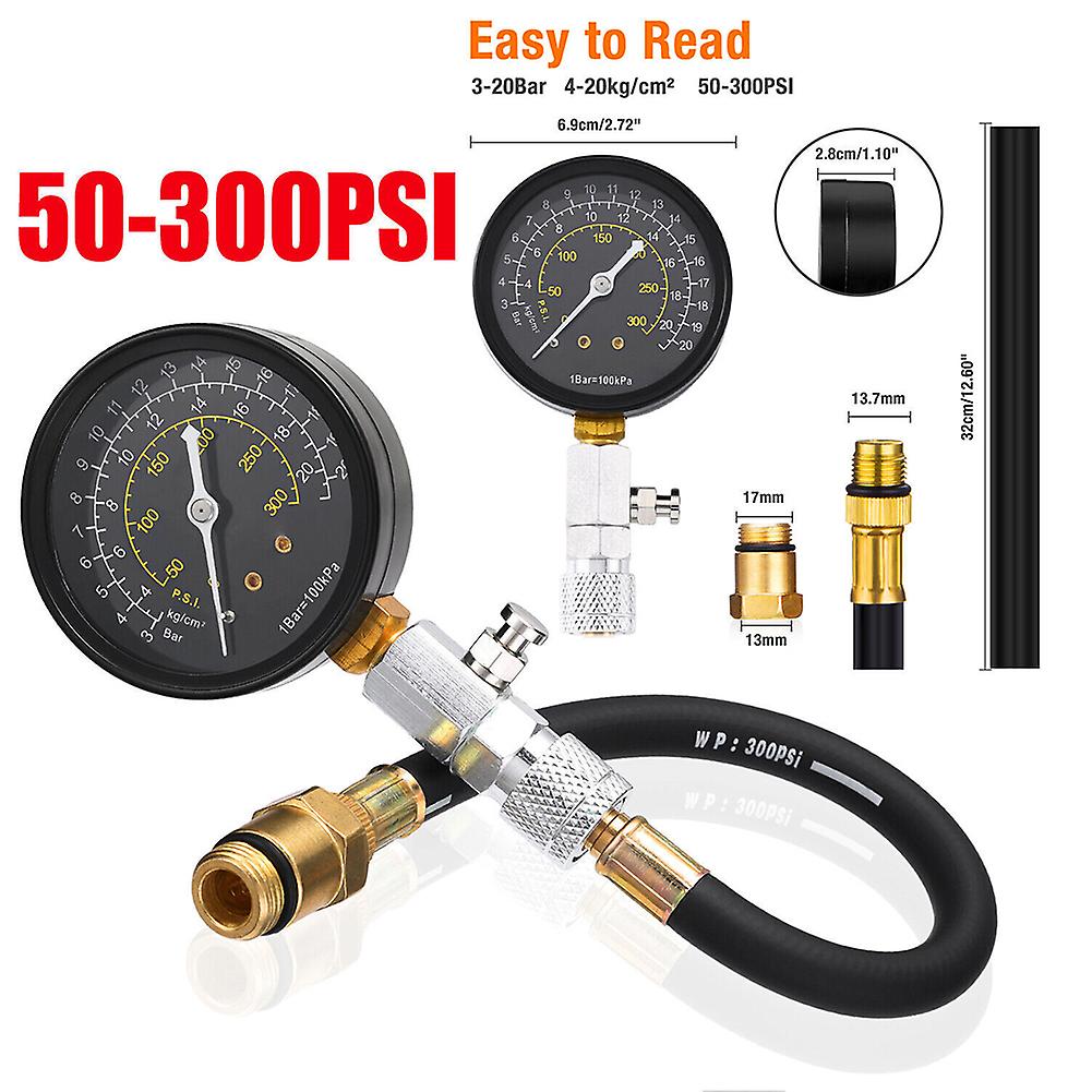 Universal Engine Compression Tester Professional Cylinder Compression Meter for Motorcycle