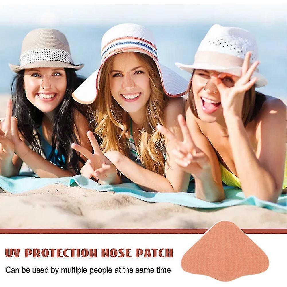 UV Protection Sport Sunscreen Nose Patch 24 pcs Skin-friendly Outdoor Sun Nose Sticker
