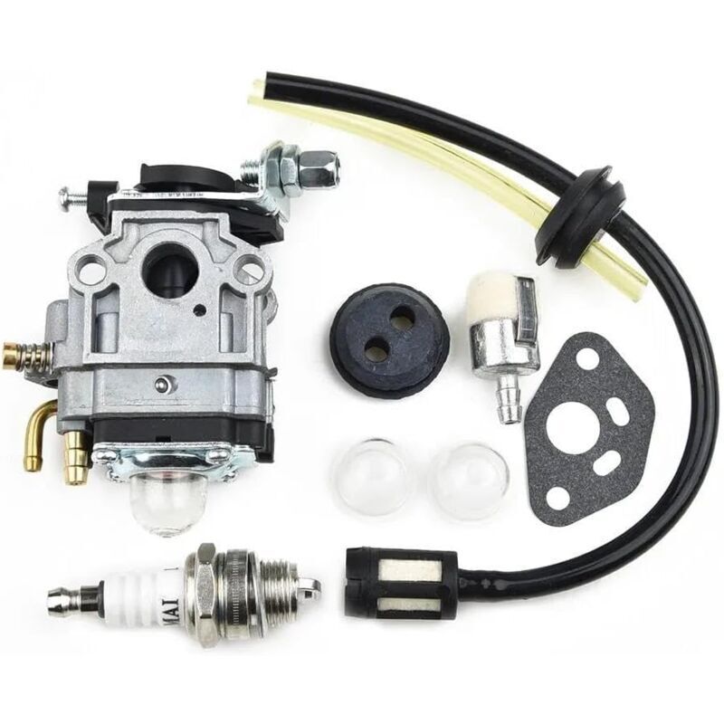 Kawasaki Carburetor Compatible with TH23 TH26 TH34 23cc 25cc 26cc Spark Plug Kit