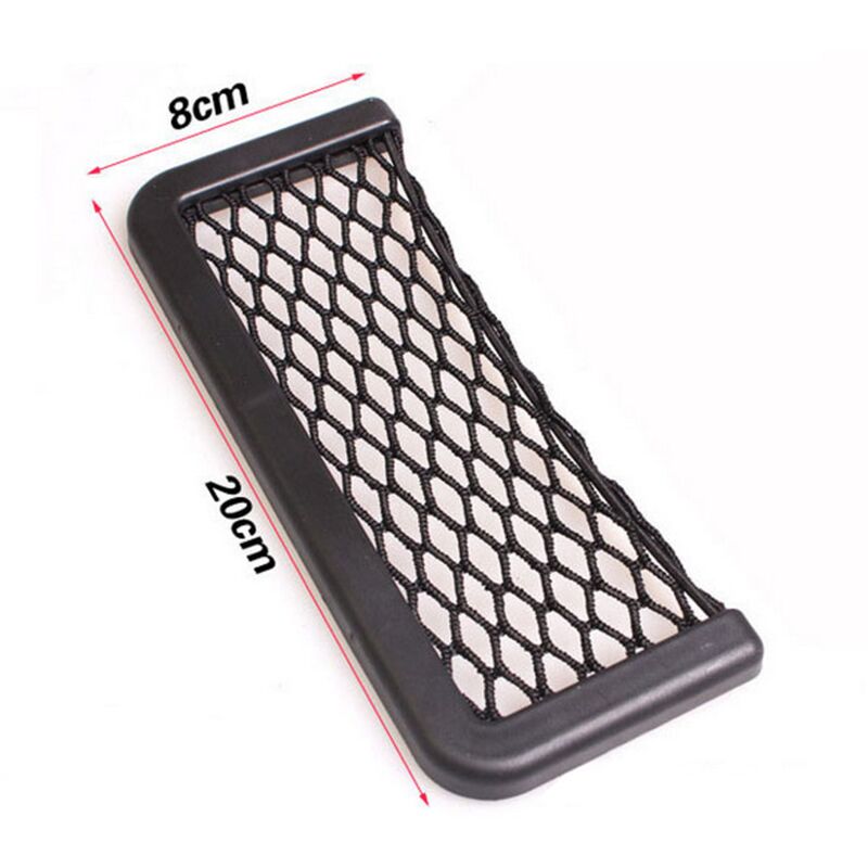 Universal Car Mesh Pocket Organizer for Phones and Glasses - Car Storage Net Compatible with All Cars