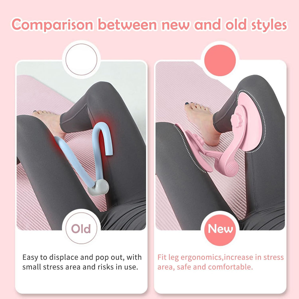 Thigh trainer pelvic floor trainer for women, hip trainer pelvic floor muscle trainer, butt trainer, for home legs, exercise equipment B