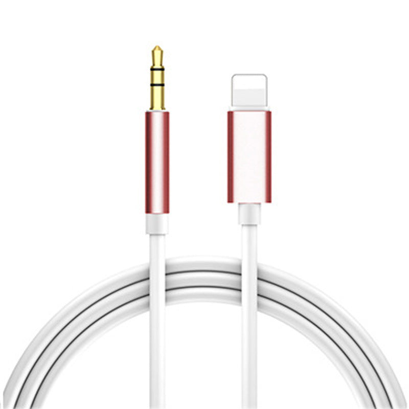 Apple Aux Cable 1m Pink Compatible with iPhone and Car Audio 3.5mm Auxiliary Cable