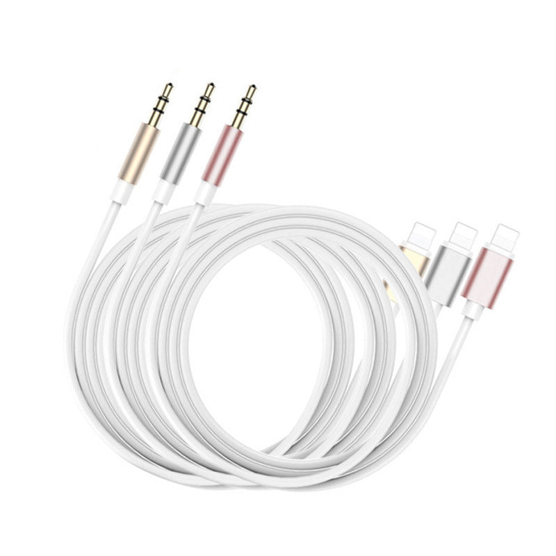 Apple Aux Cable 1m Pink Compatible with iPhone and Car Audio 3.5mm Auxiliary Cable