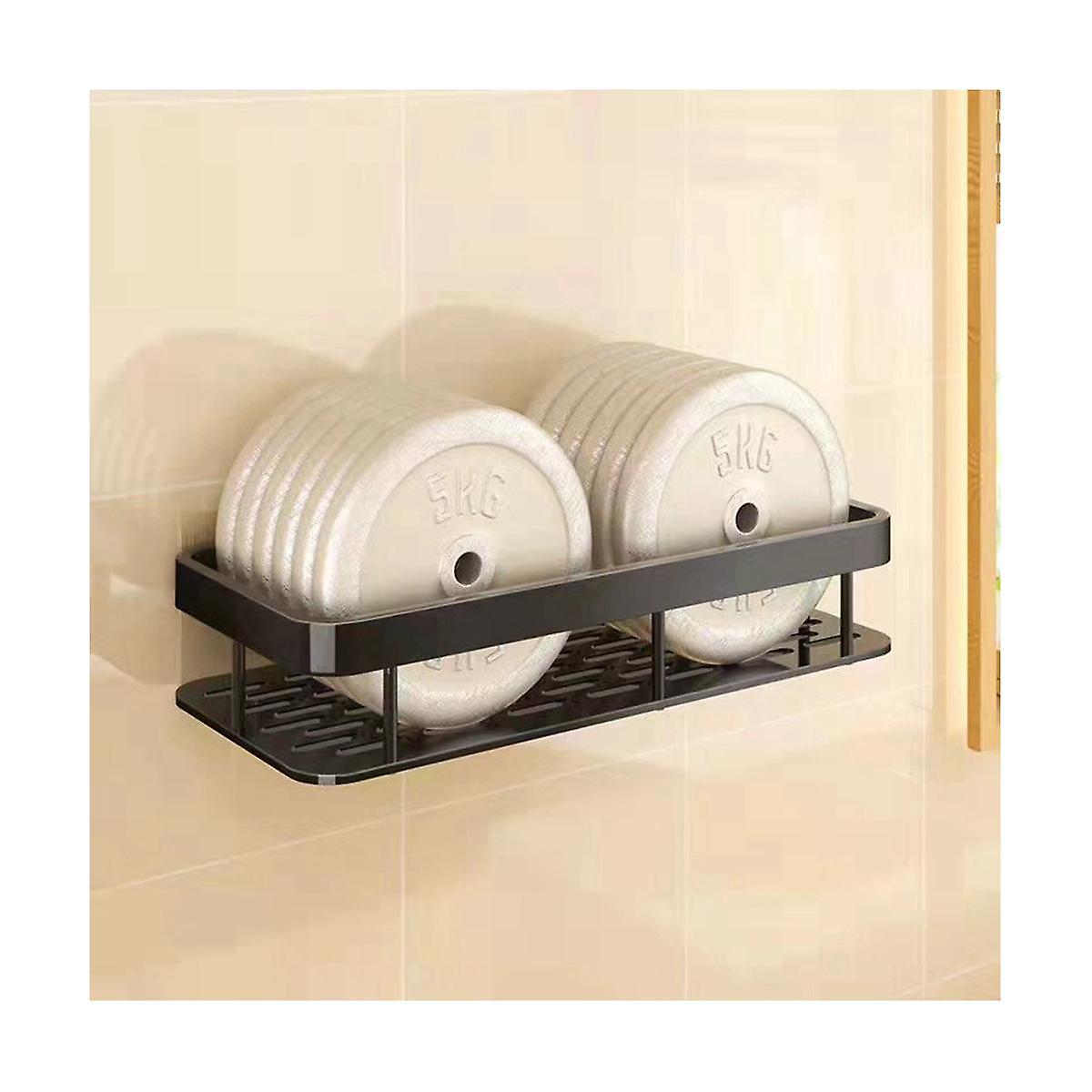 2pcs Wall Mount Corner Shelf for Bathroom Compatible with Braun Shower Storage Bracket Toilet Makeup Organization