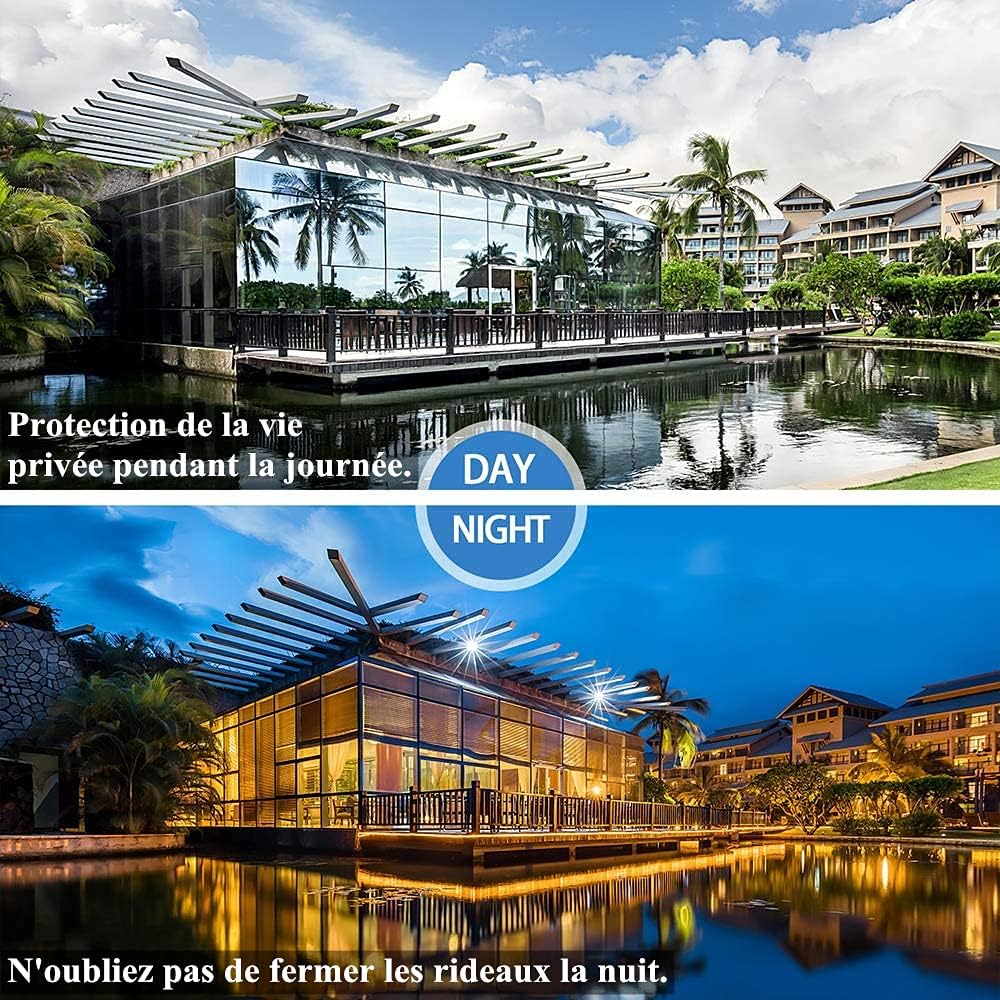 Static Cling Window Film for Privacy, Reusable Blackout