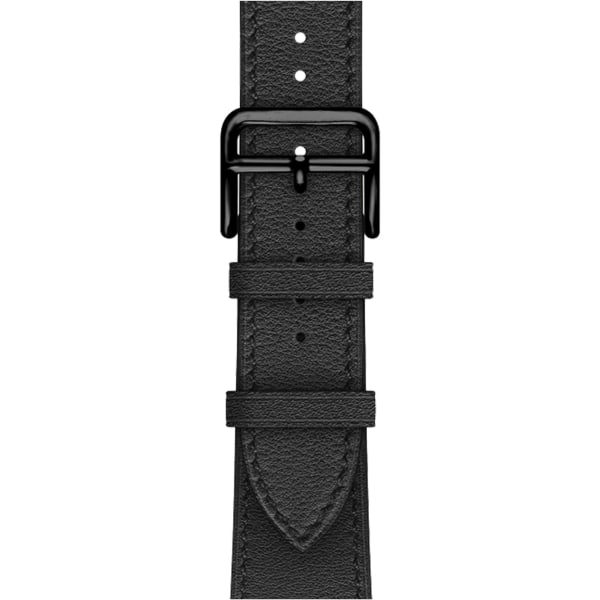 Compatible with Apple Watch Strap 38mm 40mm 41mm Leather Black Brown