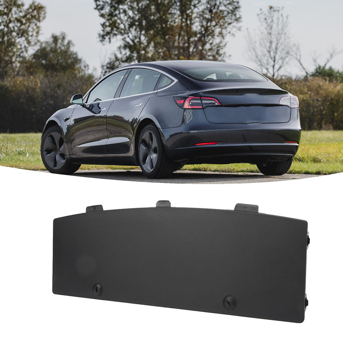 Tesla Model 3 Rear Bumper Towbar Cover 1135412 00 - Replacement Towbar Hole Cover (2017-2020)