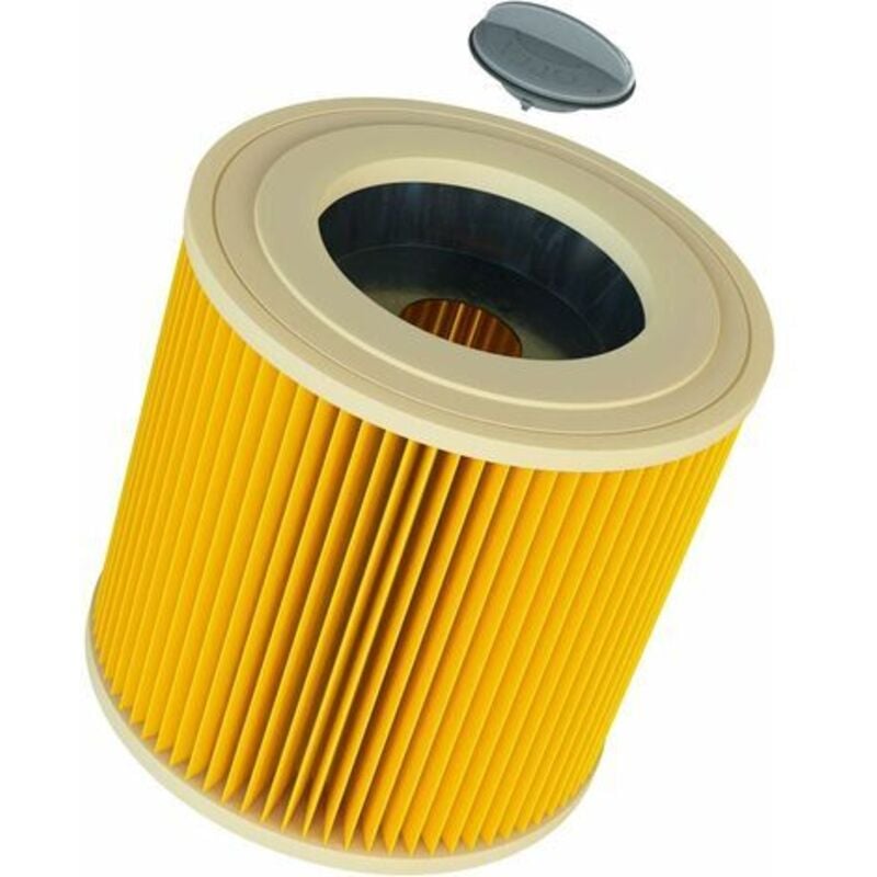 Cartridge Filter Compatible with Kärcher A 2554 Me A 2604 A 2654 Me A 2656 X Plus A 2901 A2000 Vacuum Cleaner 1 pc