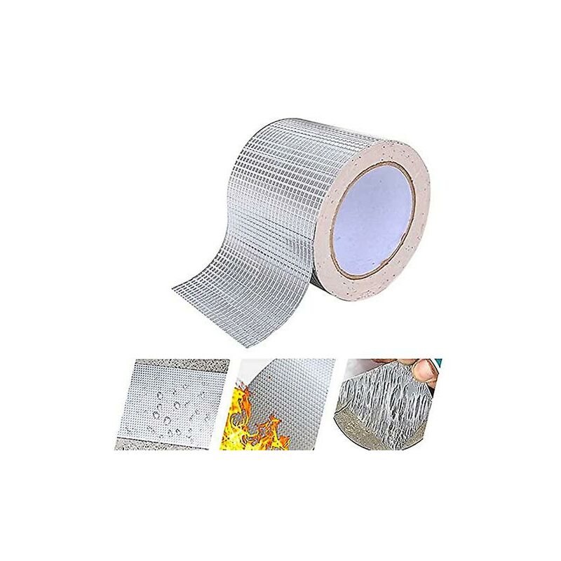 Heavy Duty Waterproof Tape 5CM x 5M with Strong Grip for Sealing Cracks Leaks Holes