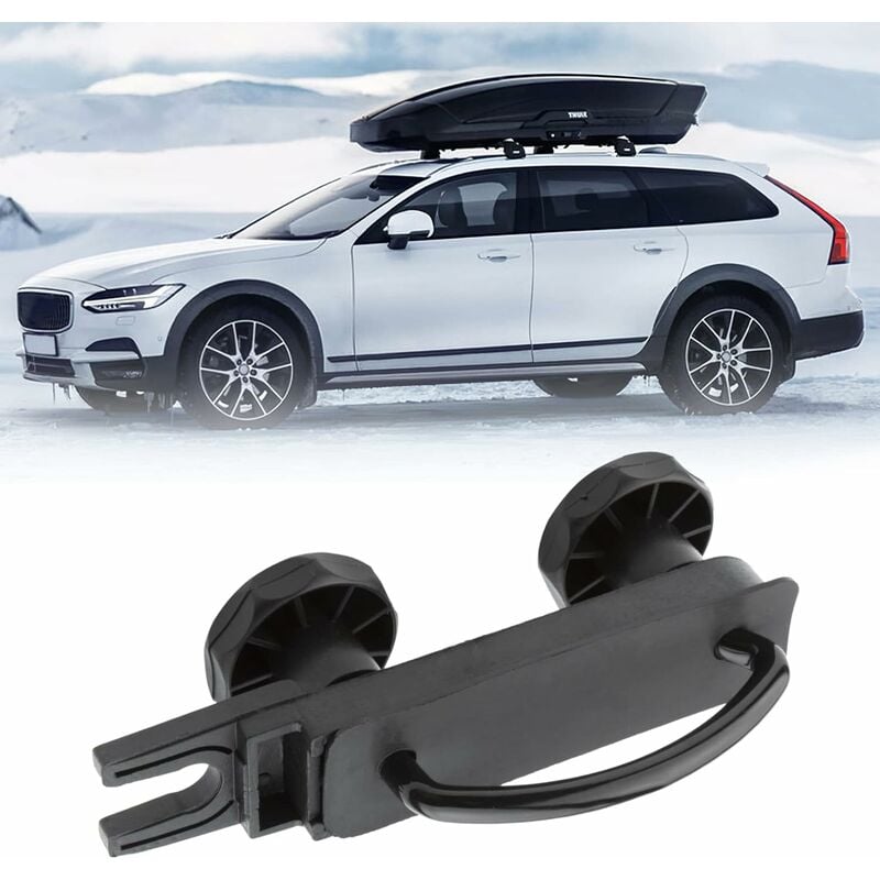 Universal Roof Box Brackets 4 pcs U-Shaped Mounting Brackets Inner Width with 8 Lock Nuts