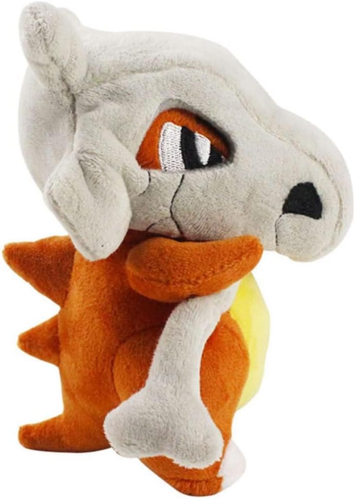 Cubone Plush Stuffed Toy 25 cm Soft Plush Animal Compatible with Pokemon