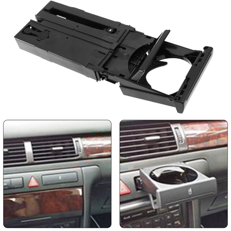 Compatible with Audi A6 C5 1998-2005 A4 1998-2002 Retractable Folding Cup Holder 4B0862534D