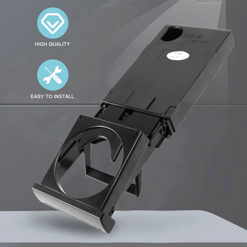 Compatible with Audi A6 C5 1998-2005 A4 1998-2002 Retractable Folding Cup Holder 4B0862534D