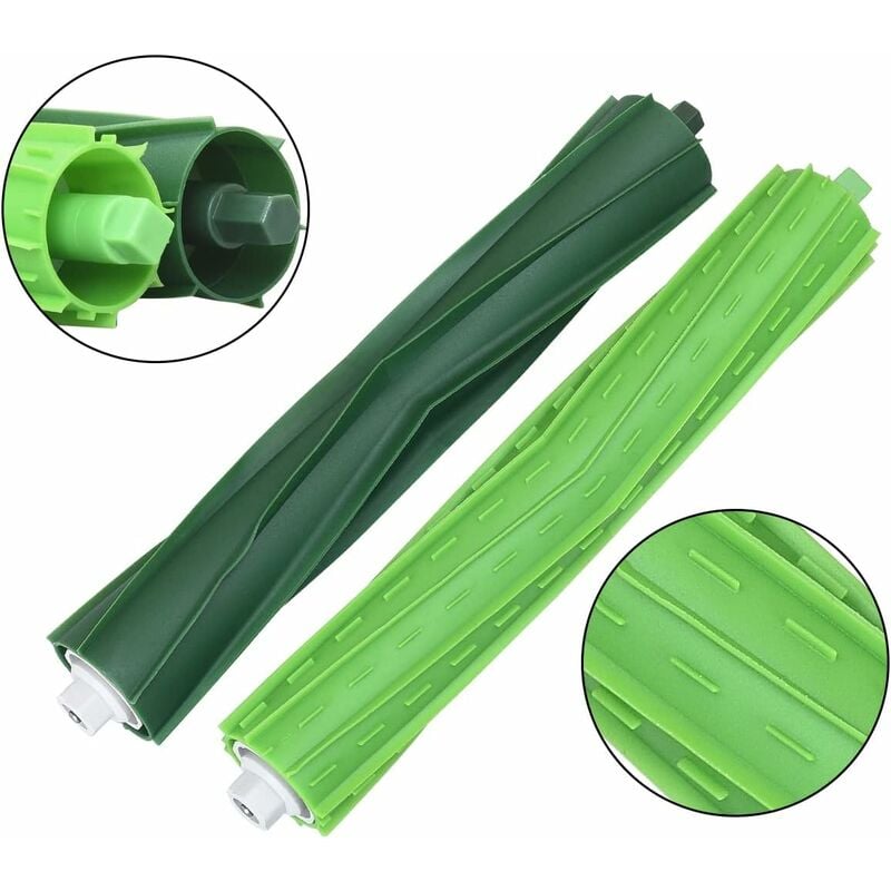 Compatible with iRobot Roomba E5 E6 i7 i8 i6 i4 Multi-Surface Rubber Brushes Vacuum Cleaner Accessories