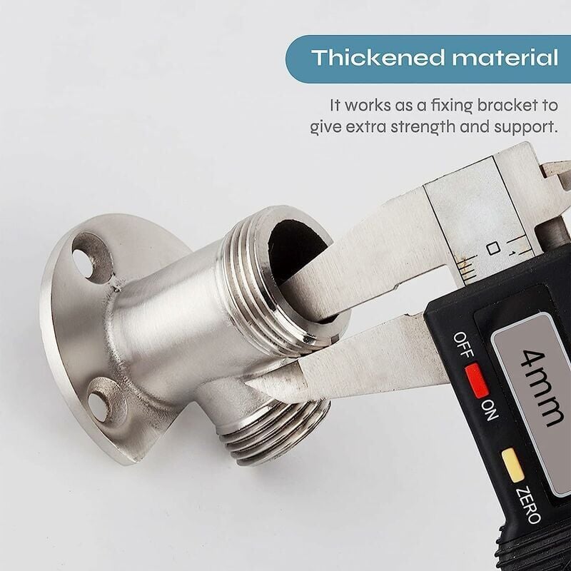 Outdoor Shower System Thermostatic Mixer Conversion Kit for Hose to Exposed Tap Surface Installation