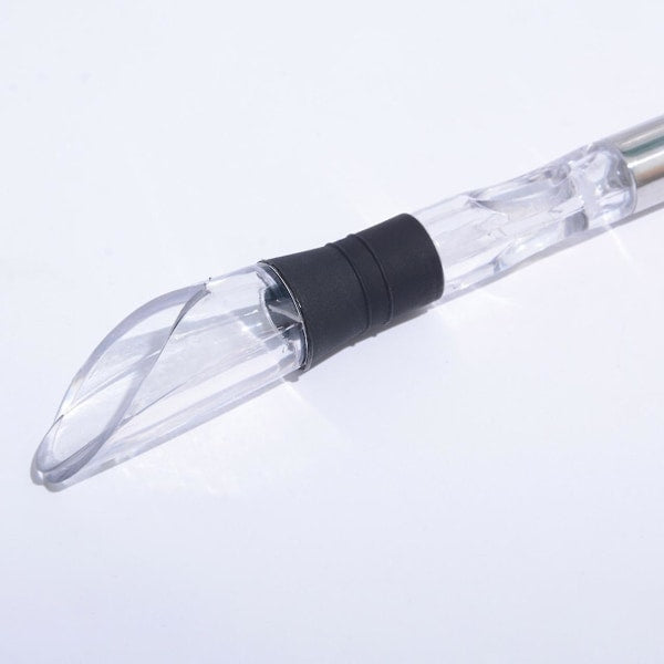 Stainless Steel Wine Chiller Rod with Pour Spout, Wine Cooler Set for Red and White Wine