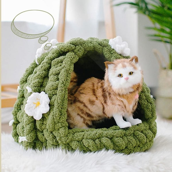 Large Jumbo Super Soft Chunky Knitted Chenille Yarn for Hand Crocheting Blankets - Olive Green