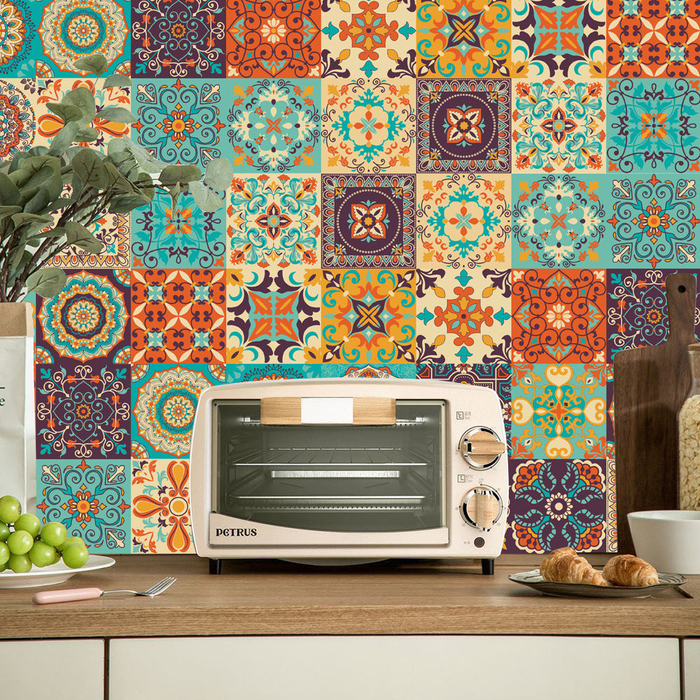 Waterproof Tile Stickers for Kitchen, Furniture, Table 15x15cm - 24 pcs