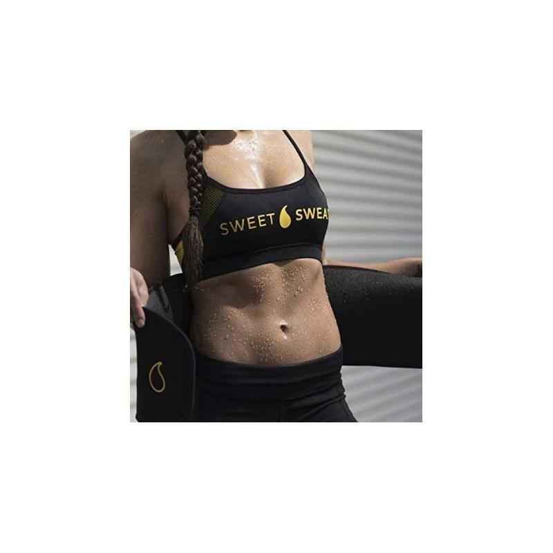 Sweat Belt Burn Belt Fitness Cardio Black XL