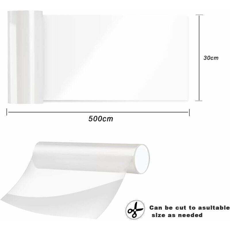 Cat Scratching Guard Protector Self-Adhesive Transparent Roll 30cm x 5m for Furniture Doors Walls Anti-Scratch Protection