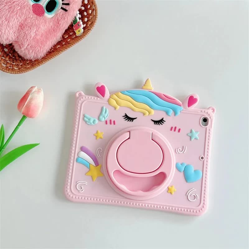 Compatible with Samsung Galaxy Tab S6 Tab A7 Lite A8 A9 Plus 11 inch Kids Unicorn Silicone Protective Case Samsung