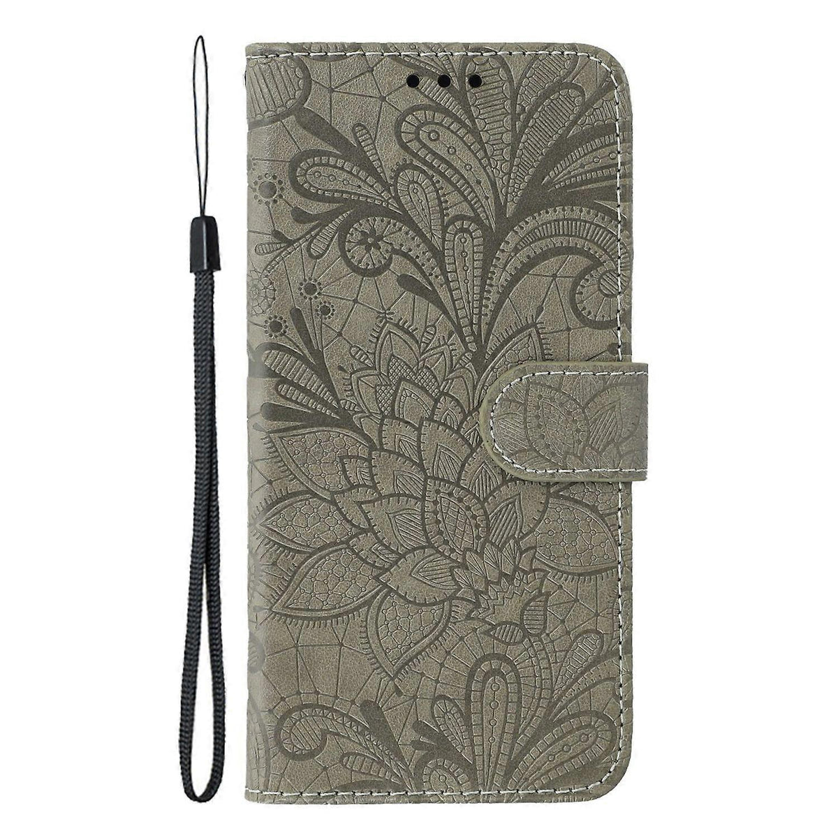 iPhone 16e Lace Flowers PU Leather Flip Wallet Case Compatible with Apple