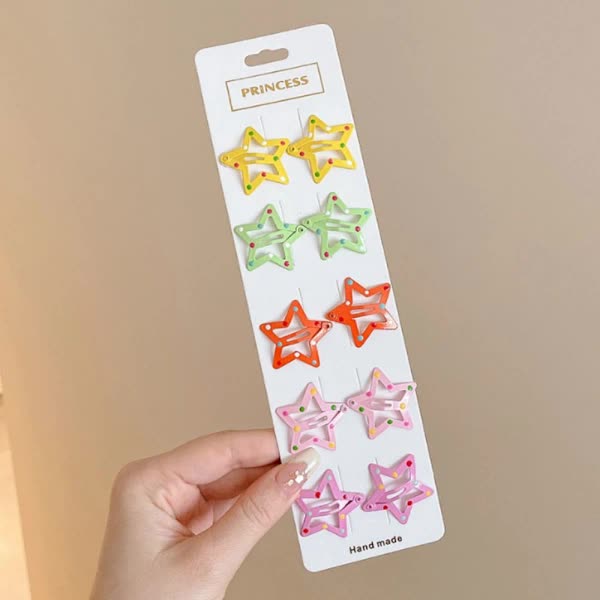 Star Hairpins for Hair, 7-Pack