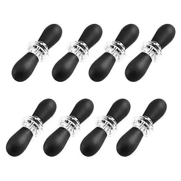 Stainless Steel Corn Forks 8 pcs Small Round Head Black Corn Rack Compatible with Grill Utensils