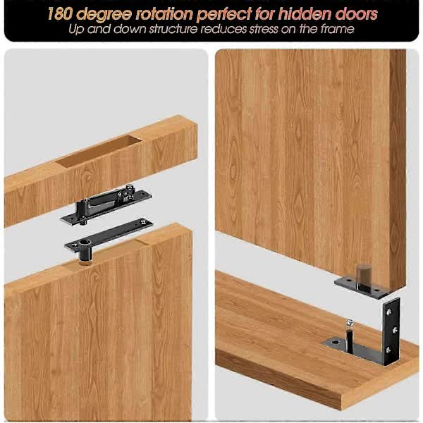 2025 Latest Model Heavy Duty Pivot Door Hinges Hardware for Hidden Doors