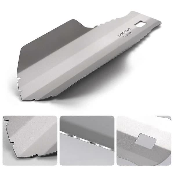 Lixada Titanium Garden Hand Shovel for Outdoor Camping Hiking Backpacking