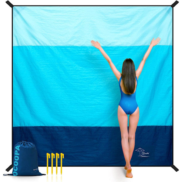 Waterproof Sandproof Picnic Beach Blanket Large 210x200cm for Travel Camping