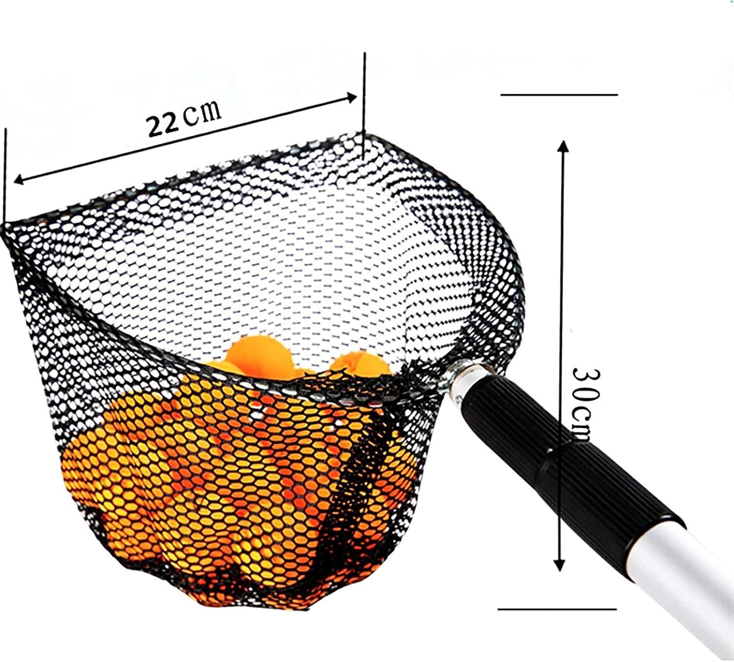 Golf Ball Pick-Up Table Tennis Ball Picker Tennis Ball Cage Retrieve Ball Scalable Ball Picker Extendable Ball Pickup Net Ball Retrievers