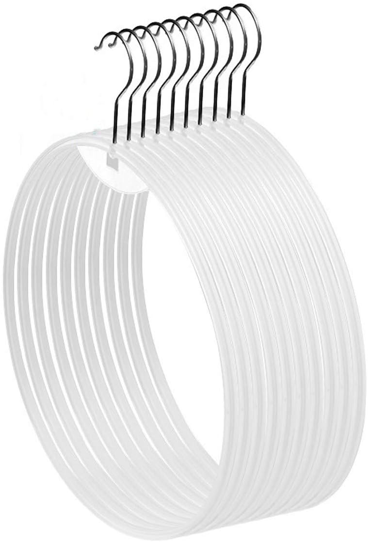 20PCS Thong Underwear Display Ring Hanger 12", Plastic Round Circle Loop Hook Bikini Swimwear Lingerie Brief Display Hoop Rack Holder