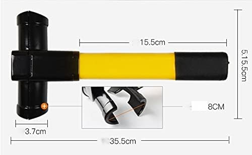 Steering Wheel Lock Strong Heavy Duty Anti-Theft Steering Wheel Lock Anti-Theft Retractable Hook Car Clutch Pedal Lock for Car Truck SUV Van Security with 2 Keys