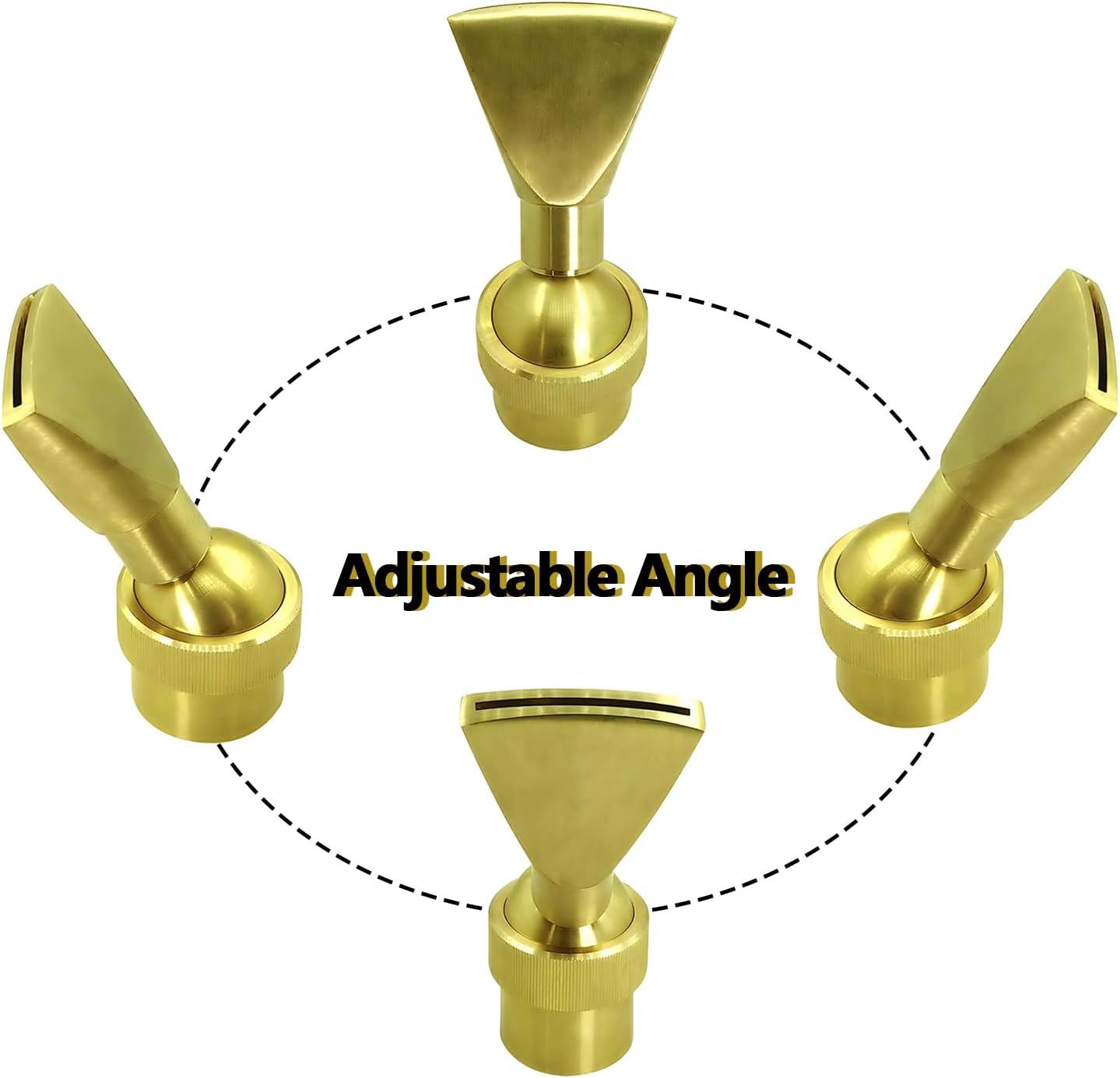 Fountain Nozzle Heads, Fan-shaped or Flat Fountain Nozzle Heads for Garden or Park Pond & Fountain Pool F-P1-S2 (3/4 Inch - DN20)