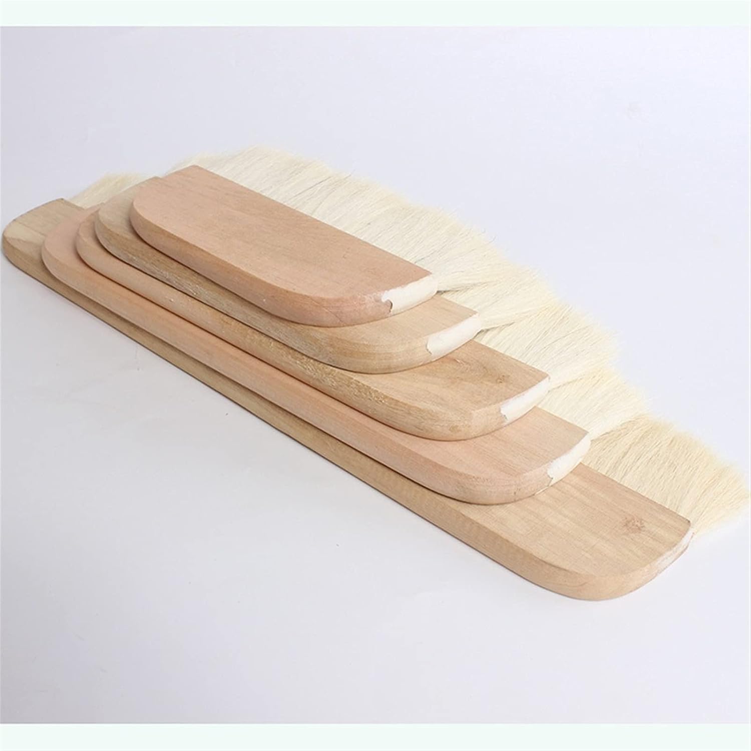 Paint Brushes 8inch 10inch 12inch 14inch 16inch 18inch Large Paint Brush bristles Row Brush Art Brush Wooden (Color : 14 inches)