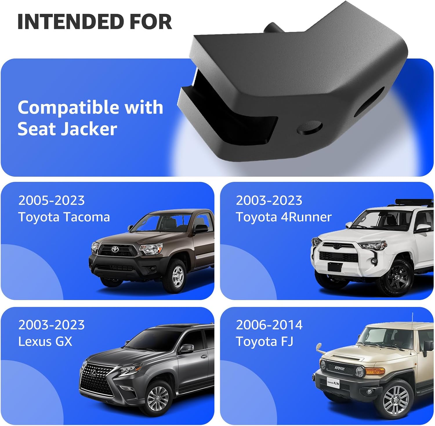 1.25" Front Seat Spacer for Toyota Tacoma 4Runner FJ Lexus GX