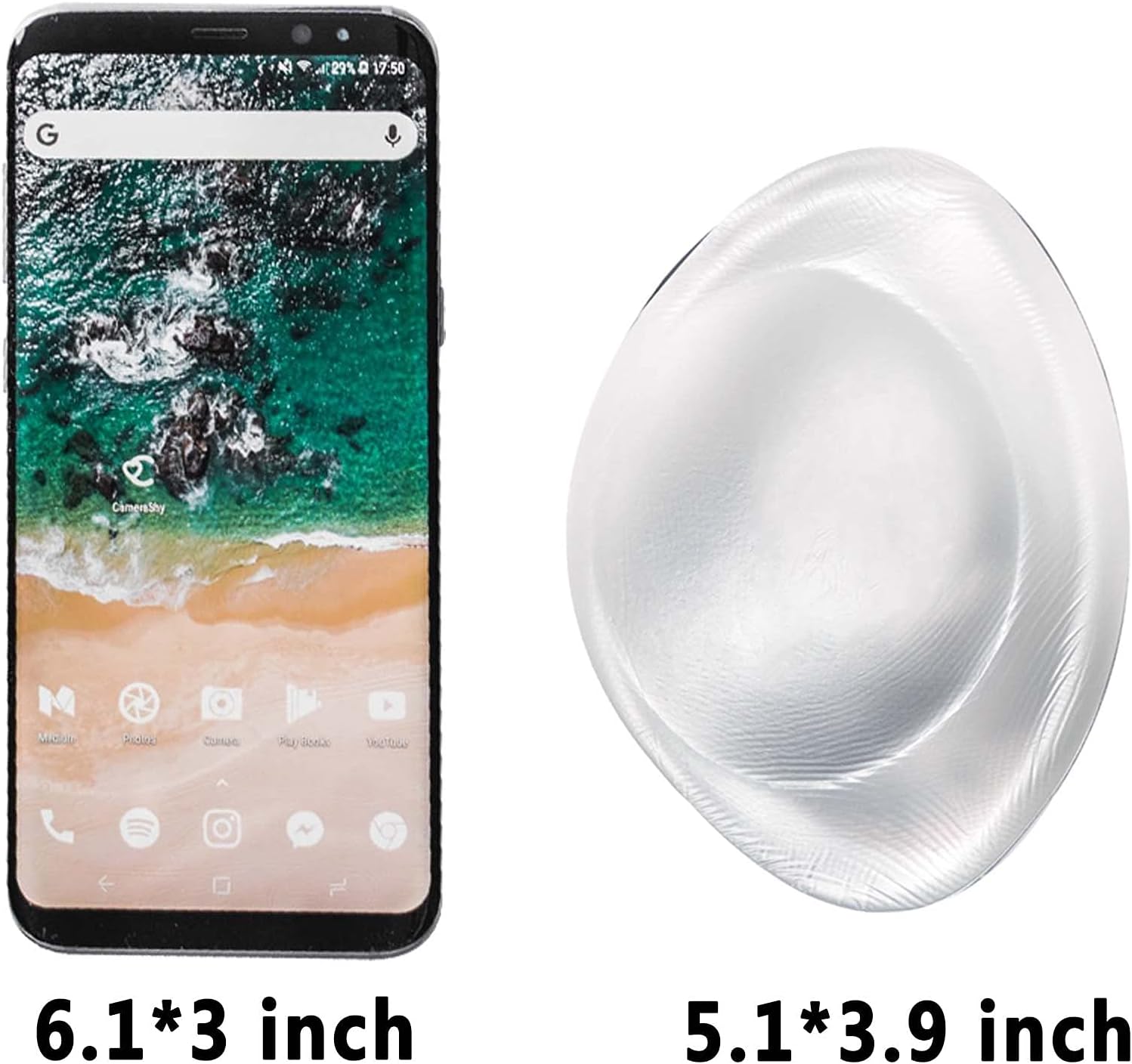 Silicone Bra Inserts, Gel Breast Pads and Enhancers to Add 2 Cup, Suitable for Dresses/Swimsuits, Fit for C-FF Cup