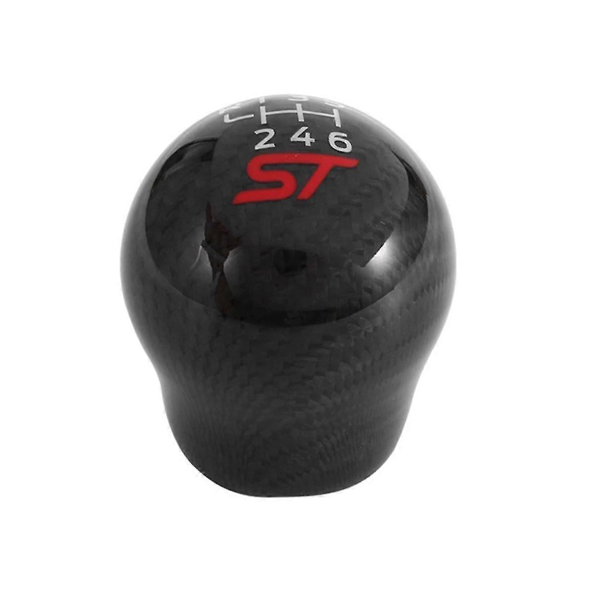 6 Speed Car Racing ST Carbon Fiber Gear Shift Knob for Focus ST Fiesta ST