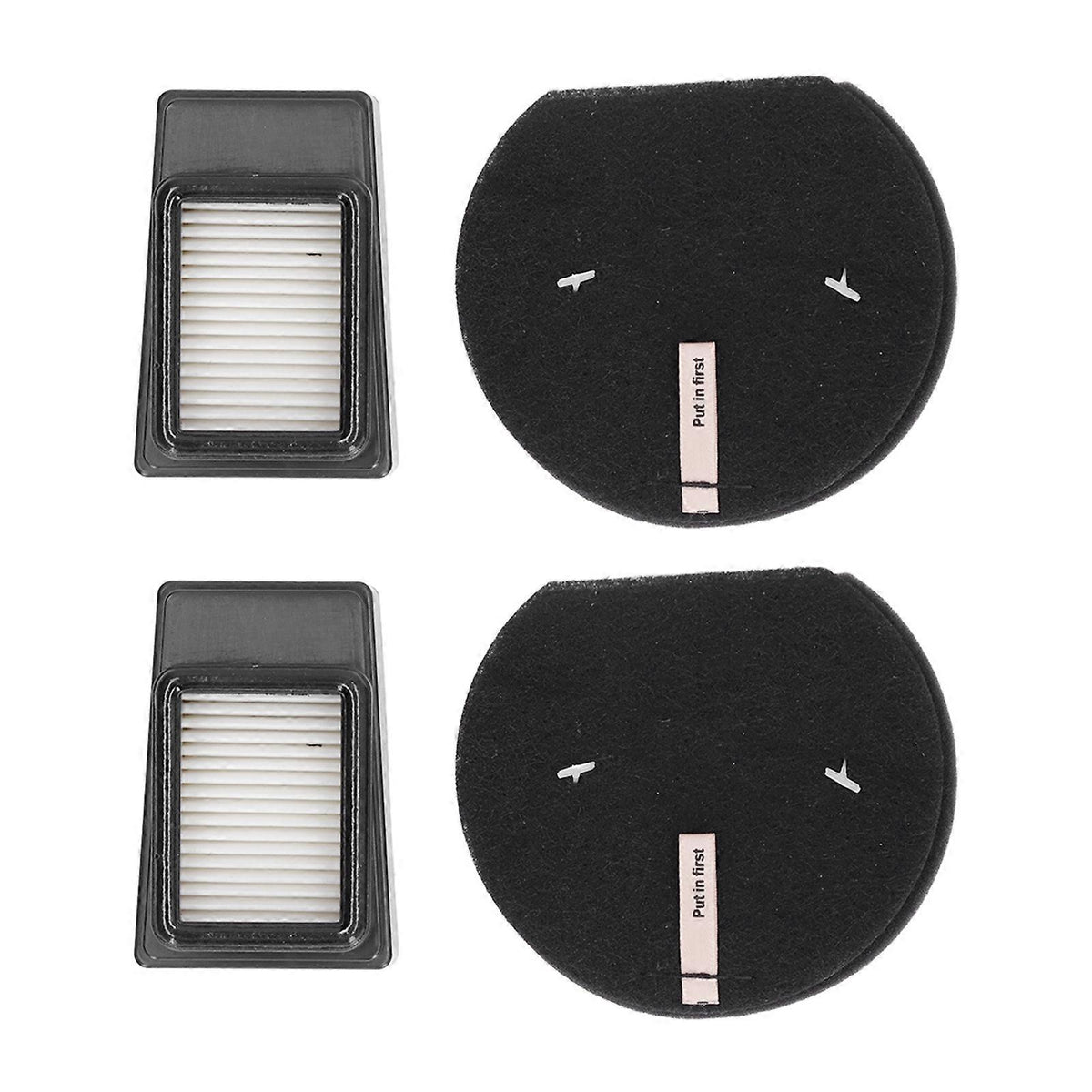 2 Sets Vacuum Cleaner Filter Set with Filter Cotton Replacement for Bissell ICON Pet 2792 1621427 621616 1621064