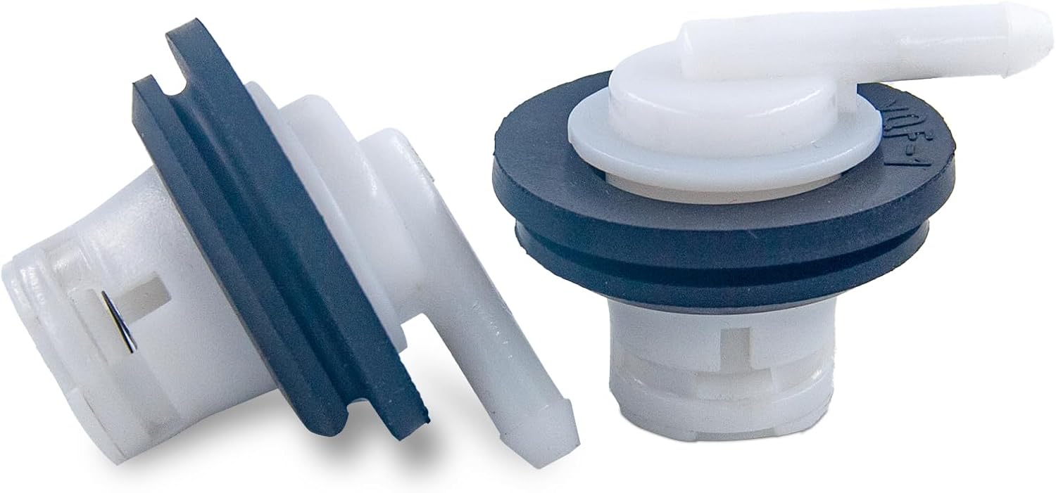 2pcs Fuel Tank Vent Valve, Gas Tank Vent Rollover Valve with Grommet Seal Kit Compatible with Jeep 84-96 Cherokee XJ Wagoneer, 86-92 Comanche MJ, 93-96 Grand Cherokee ZJ, 87-95 Wrangler YJ