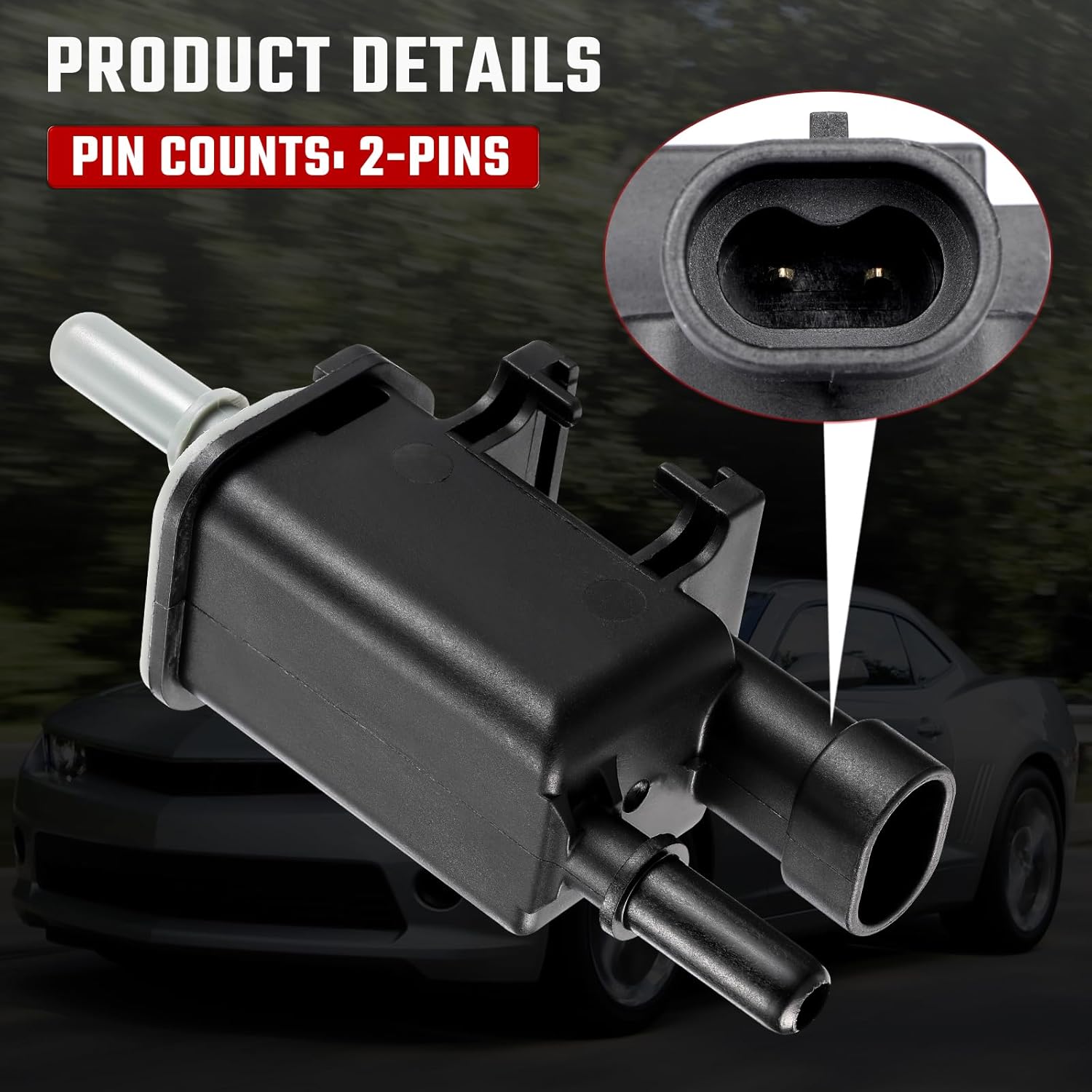 214-1680 Vapor Canister Purge Solenoid Valve Compatible with Buick Chevy Cadillac Pontiac GMC Saturn Replace 911-032 12597341 12597567 12570469 12581349