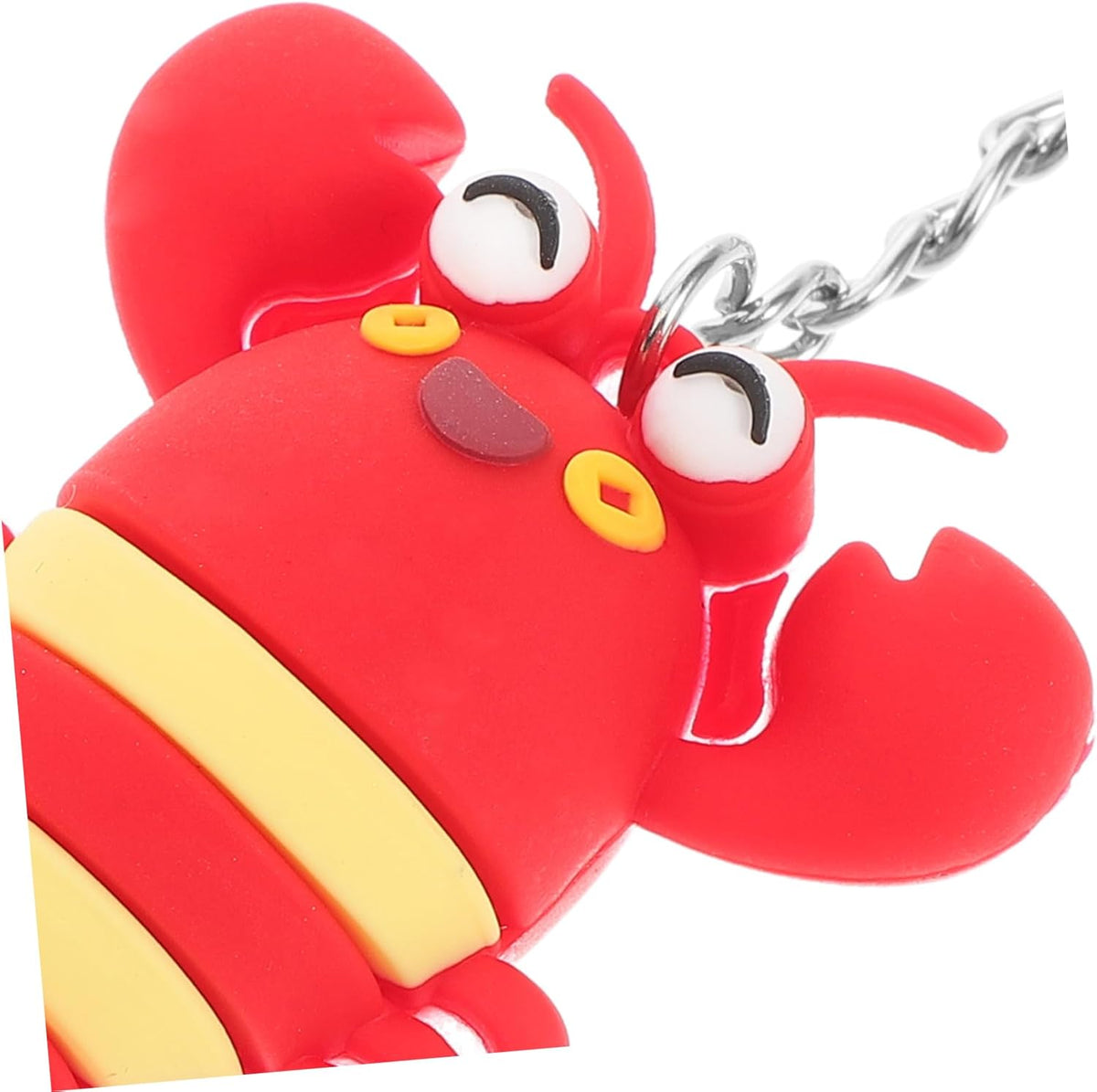 10pcs Simulation Sea Animals Keychains Cute Cartoon Lobster Key Pendant Decor for Bags Backpacks and Phones Fun Party Favors for Boys